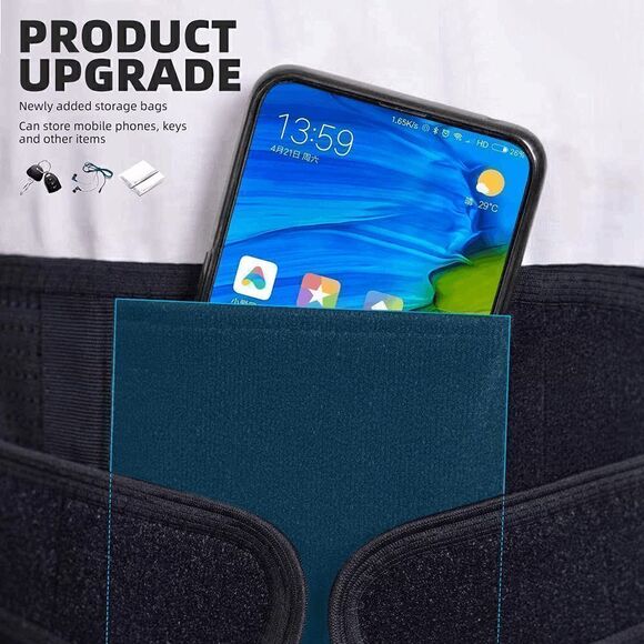 Black Compression Tank Top with Moisture-Wicking Fabric - Picture 6 of 7